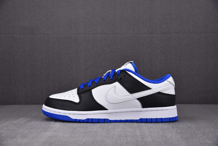 nike dunk low white black royal fd9064-110