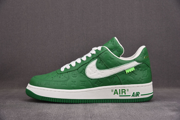 nike low air force 1 x green