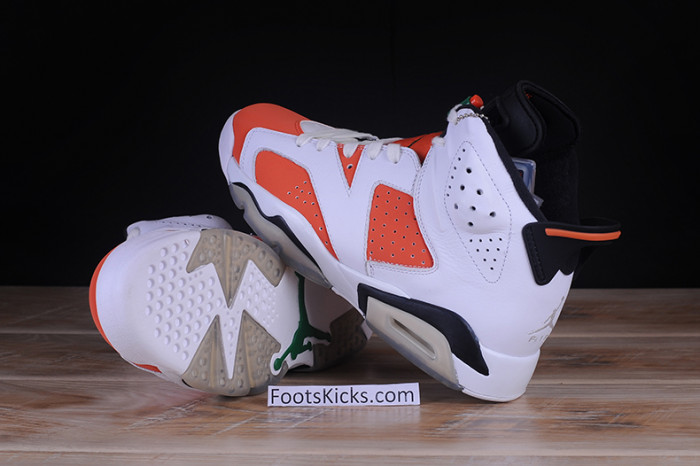air jordan 6 retro nrg g8rd "gatorade" orange mens 384664-145