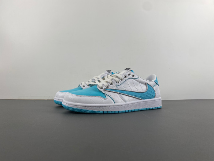 travis scott x air jordan white bule dm7866-771