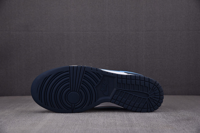 nike dunk low midnight navy university blue fn7800-400