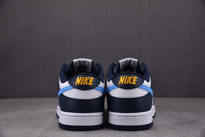 nike dunk low midnight navy university blue fn7800-400