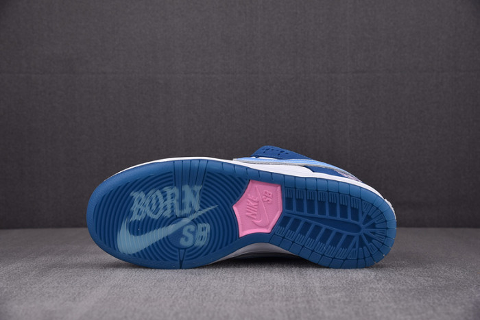 born x raised x nike sb dunk low fn7819-400