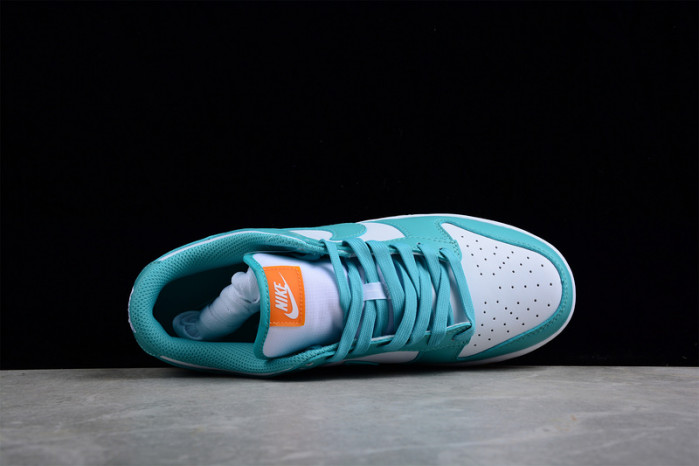 nike dunk low white turquoise dv2190-100