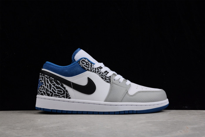 air jordan 1 low true blue dm1199-140