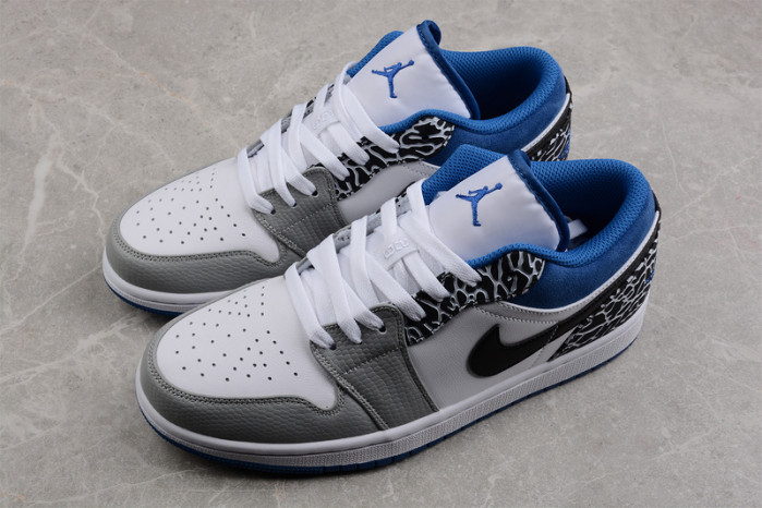 air jordan 1 low true blue dm1199-140