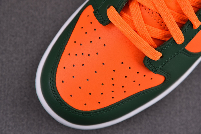 nike dunk low miami hurricanes dd1391-300