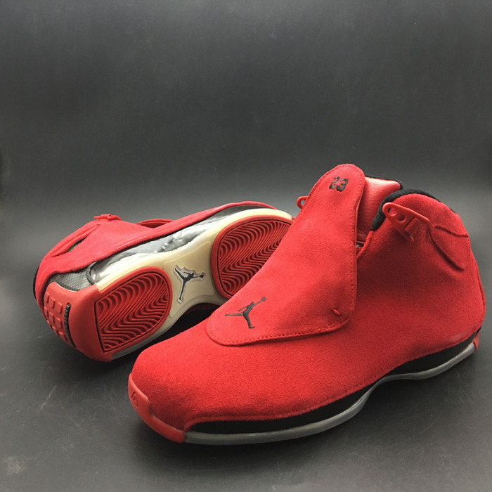 air jordan 18 red suede aa2494-106