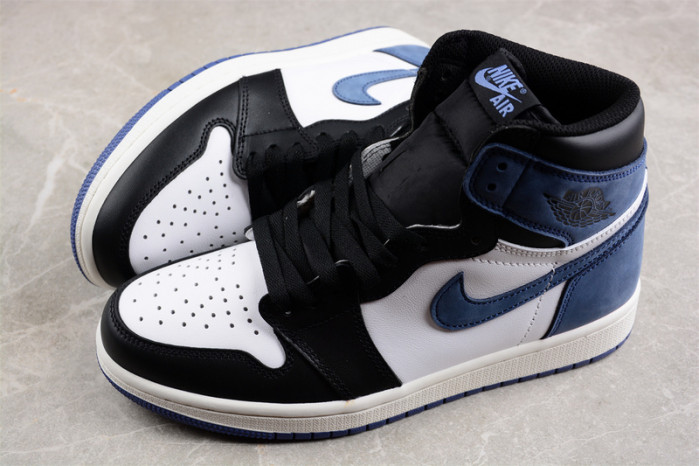 air jordan 1 retro high og "blue moon" 555088-115