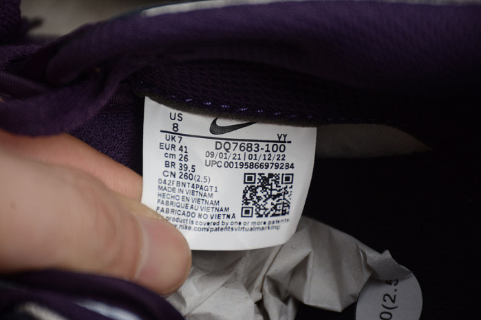 nike dunk low chenille grand purple dq7683-100