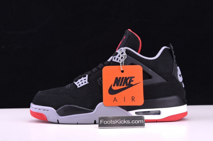 air jordan 4 retro ''bred'' 2019 black cement 308497-060