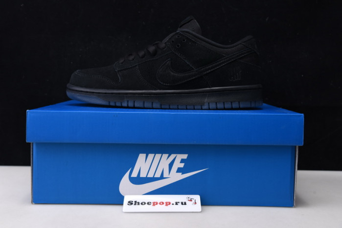 undefeated nike dunk low black do9329-001