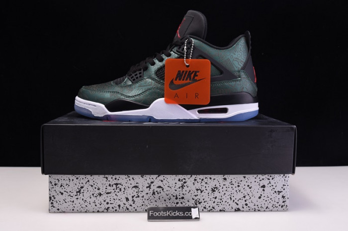air jordan 4 green laser aj4-1043515
