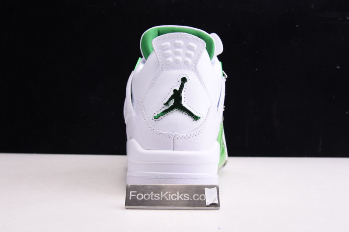 air jordan 4 retro “pure money” white green ct8527-113