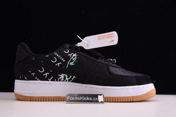 travis scott x nike air force 1 astroworld black cn2405 901