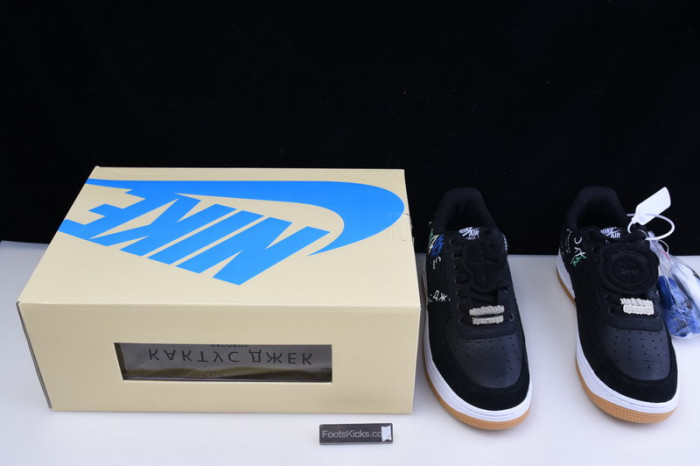 travis scott x nike air force 1 astroworld black cn2405 901