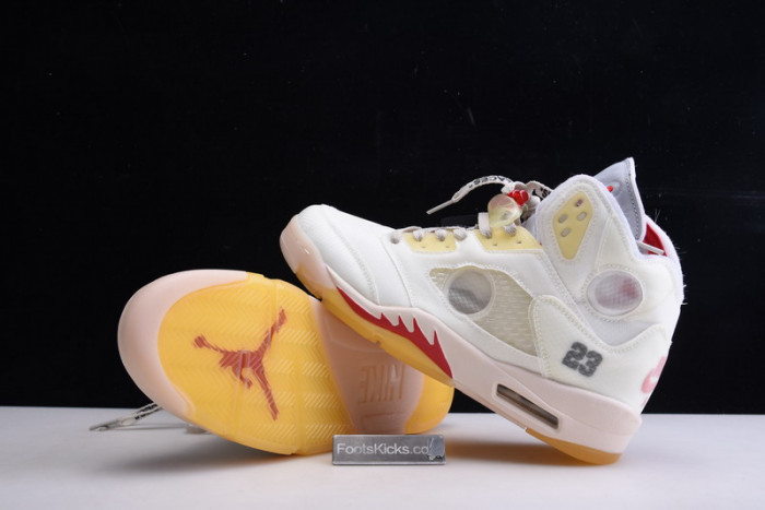 ofw air jordan 5 ice cream colorway ct8480-002