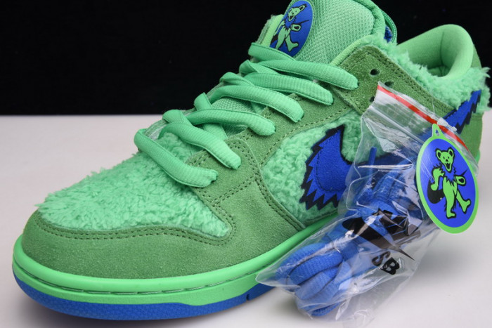 grateful dead x nike sb dunk low“ green bear” cj5378-300
