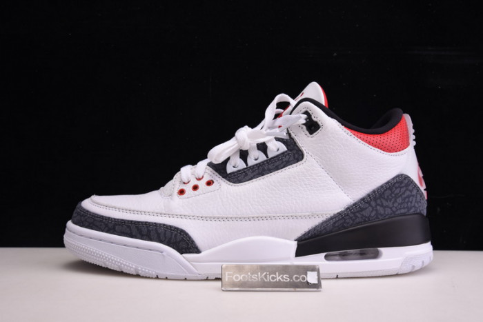 air jordan 3 retro denim "fire red" cz6431-100