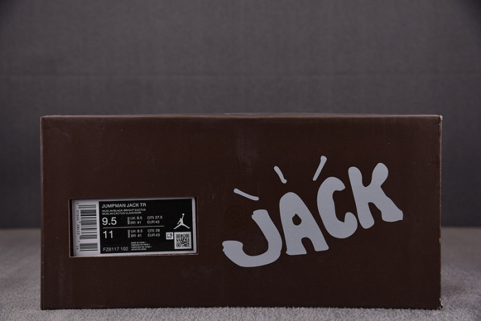 Travis Scott x Jordan Jumpman Jack "Bright Cactus" FZ8117-102