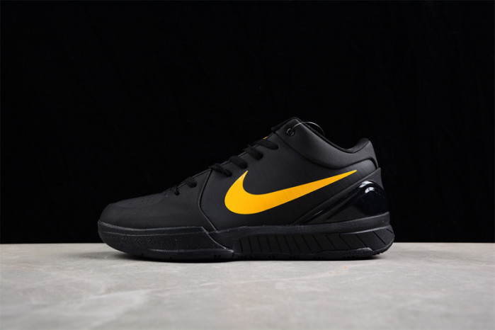 nike kobe 4 protro black university gold fq3544-002