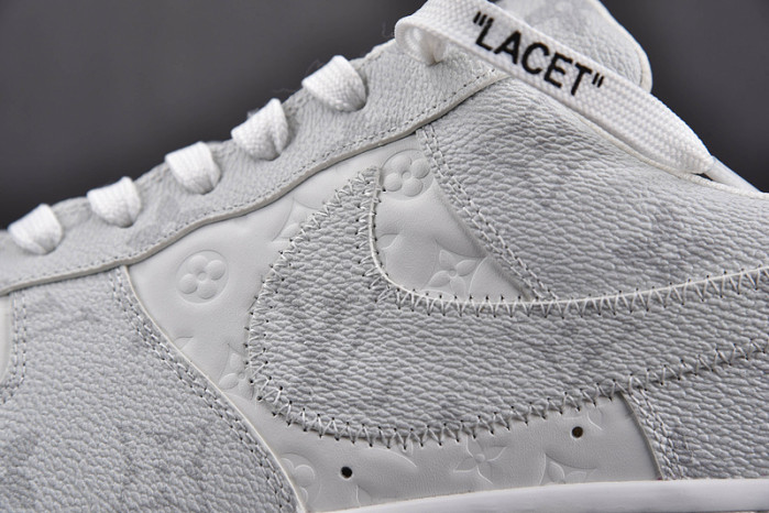 nike low air force 1 x grey white