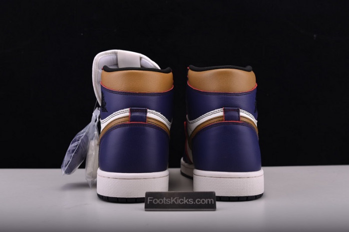 nike sb air jordan 1 lakers chicago cd6578-507