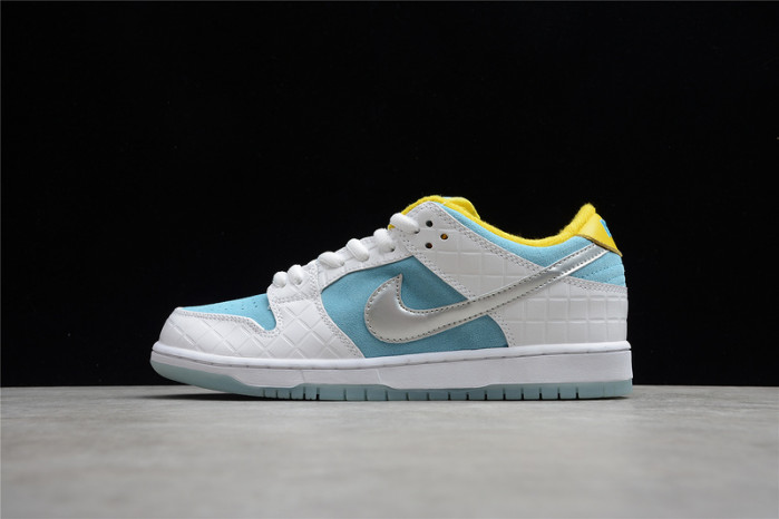 how the ftc x nike sb dunk low looks on-feet dh7687-400