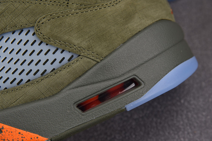 air jordan 5 retro "olive" dd0587-308