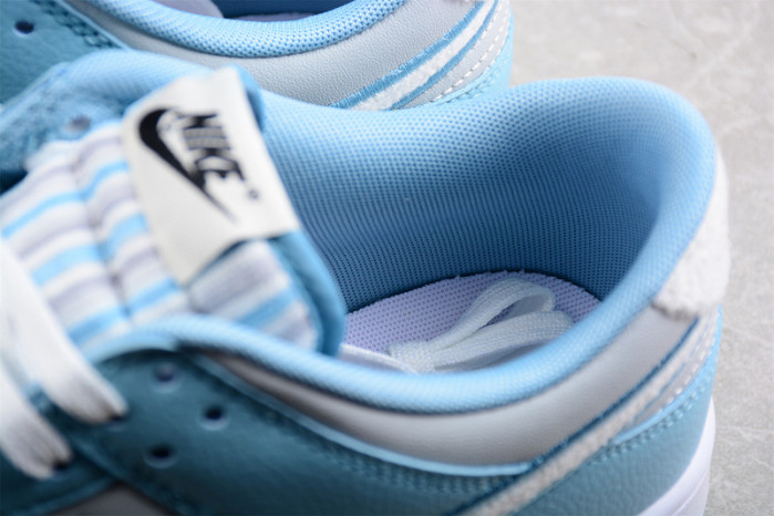 nike dunk low retro fleece worn blue fb1871-011