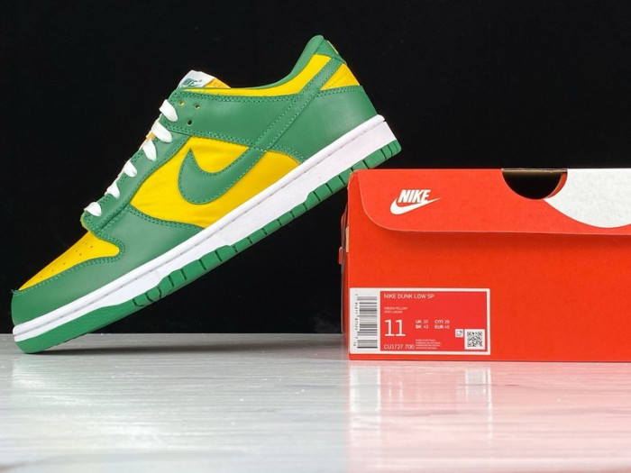 nike dunk low sb brazil cu1727-700