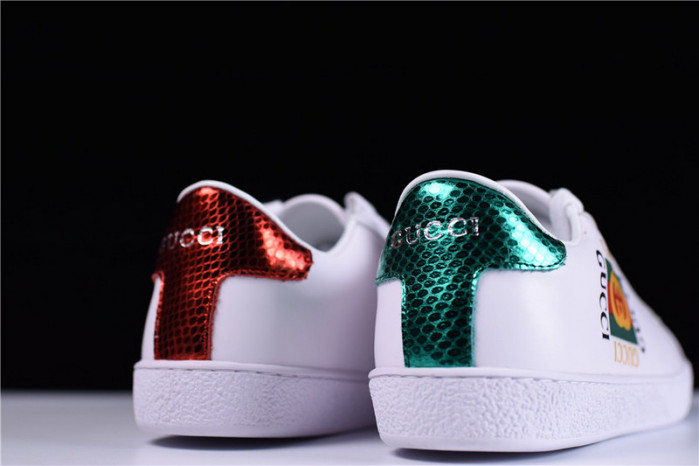 g*u*i ace embroidered low-top sneaker with gg logo