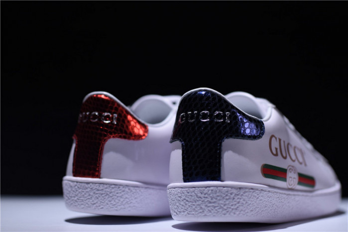 g*u*i ace embroidered low-top sneaker with logo