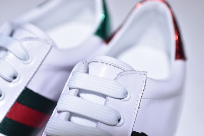 g*u*i ace embroidered low-top sneaker with tiger mens