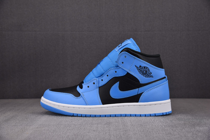 air jordan 1 mid university blue black dq8426-401