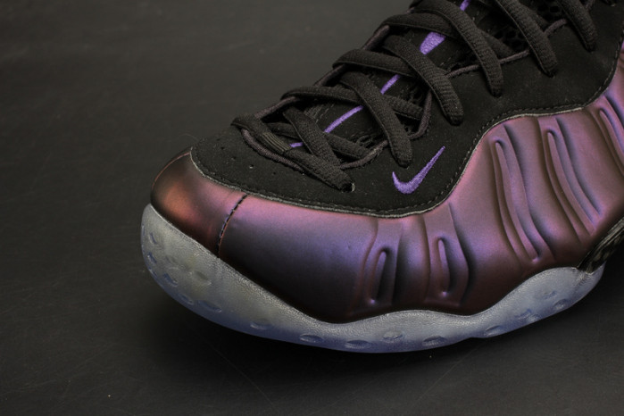 nike air foamposite one “eggplant” black/ varsity purple mens 314996-008