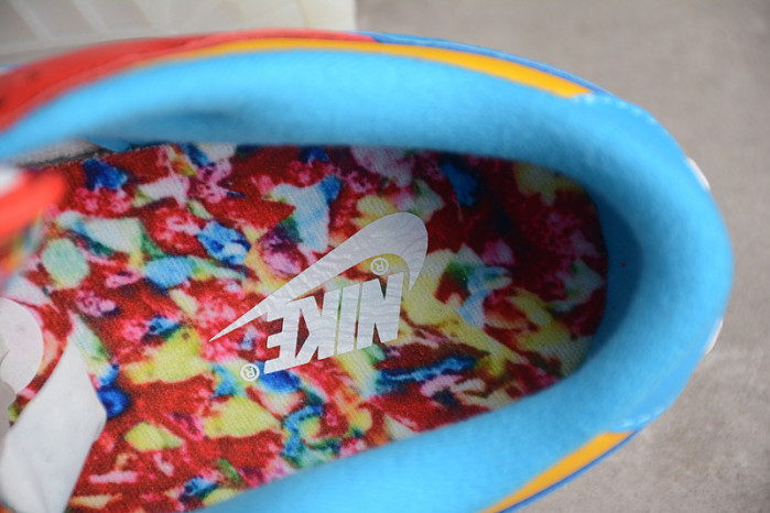 nike dunk low qs lebron james fruity pebbles dh8009-600