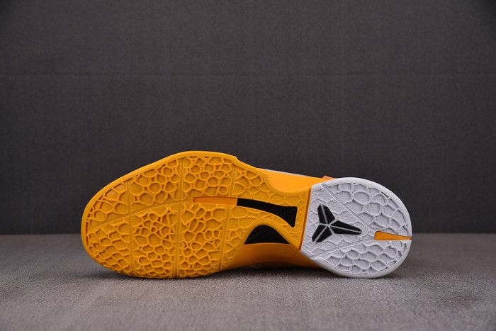 nike kobe 6 protro off white yellow cw2190-501