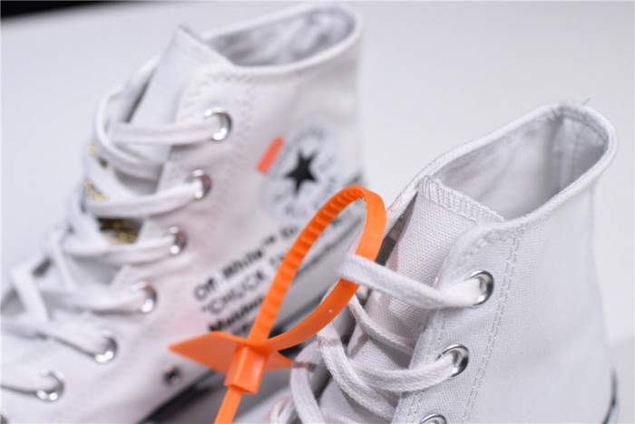 OFW x Chuck 70 White Converse - 163862C