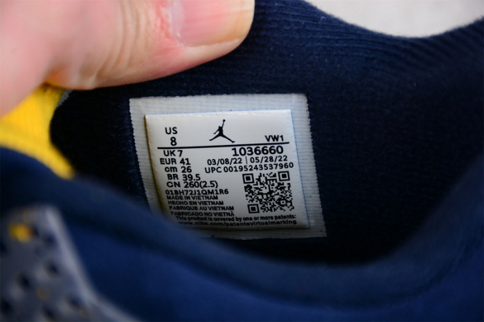 air jordan 4 retro michigan (pe) aj4-1036660