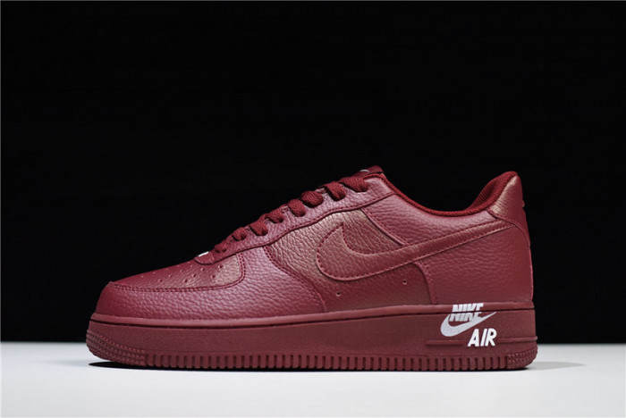 nike air force 1 low 07 lthr sail team red aj7280-600