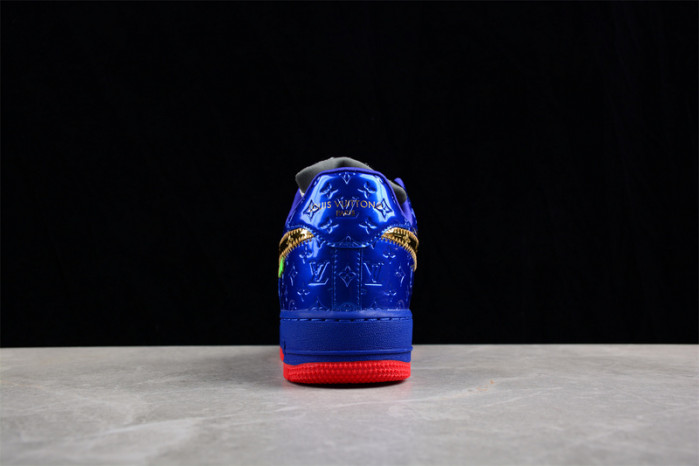 nike low air force 1 x royal blue black