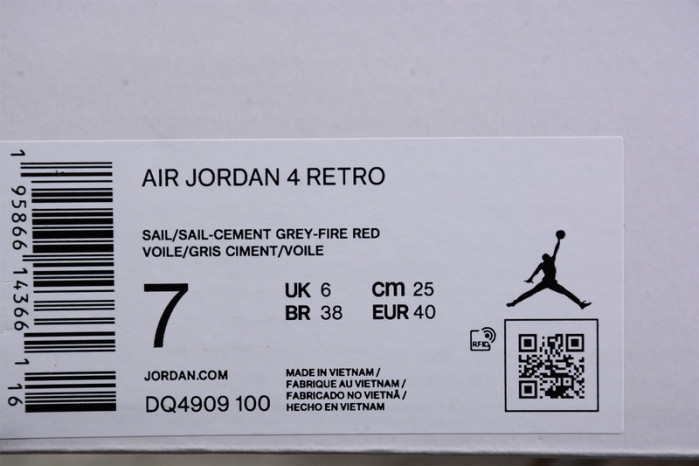 air jordan 4 canvas wmns dq4909-100