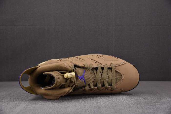 air jordan 6 gore-tex "brown kelp" fd1643-300