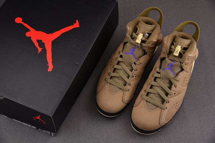 air jordan 6 gore-tex "brown kelp" fd1643-300