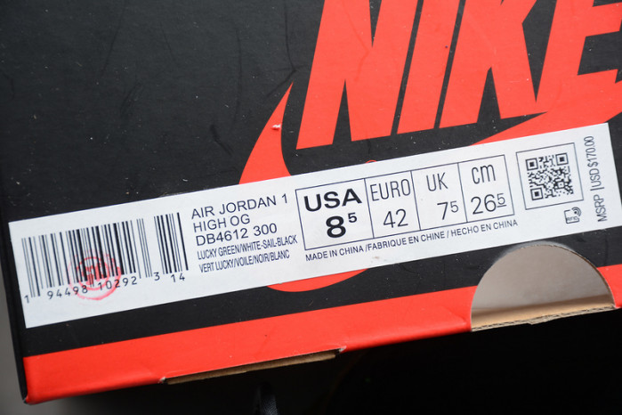 air jordan 1 lucky green db4612-300