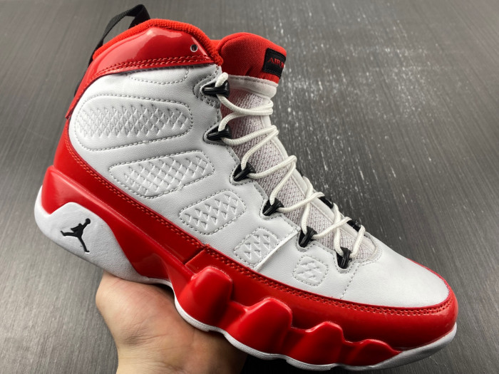 air jordan 9 retro white gym red 302370-160