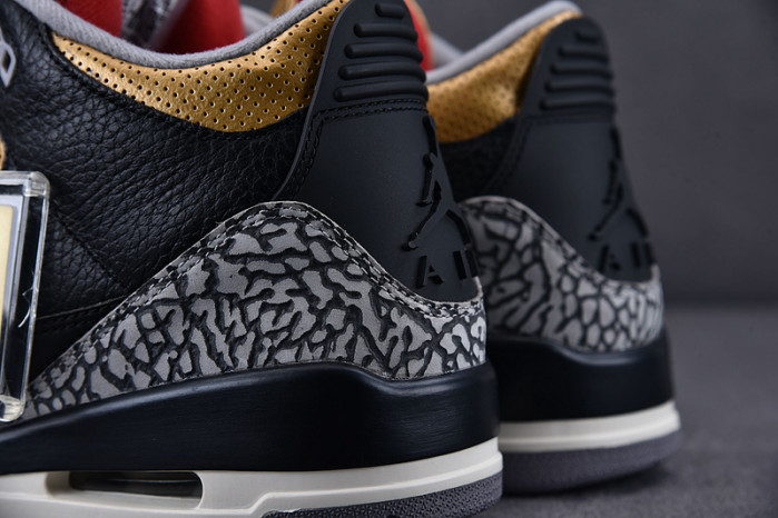 air jordan 3 black gold wmns ck9246-067