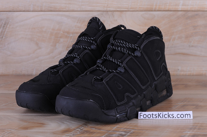 nike air more uptempo triple black 414962-004