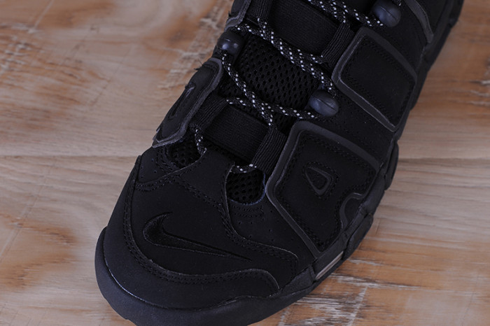 nike air more uptempo triple black 414962-004